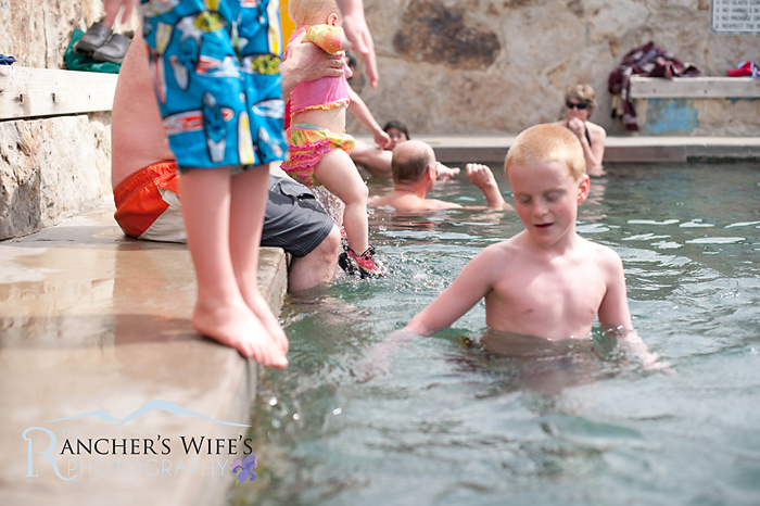 K Williams Hot Pool With Kids